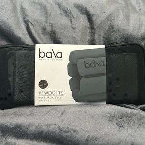 never opened charcoal bala 1 lb bangles (wrist weights)